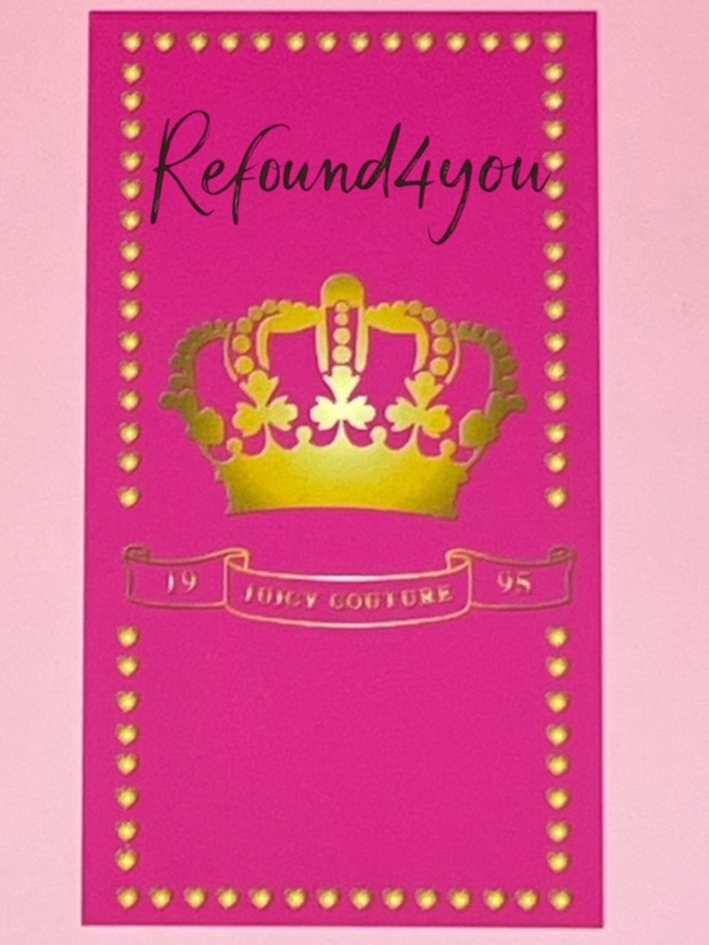 Juicy Couture - ‘The Crown’ Oversized Beach Towel. NWT Firm!